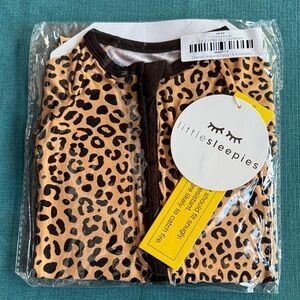 Little Sleepies Classic Leopard Zippy